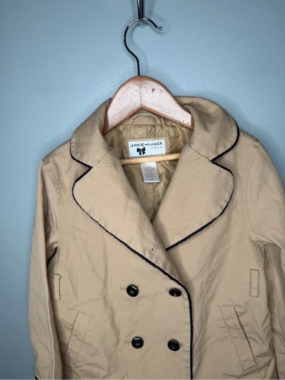 Janie and Jack Girl’s Peacoat
